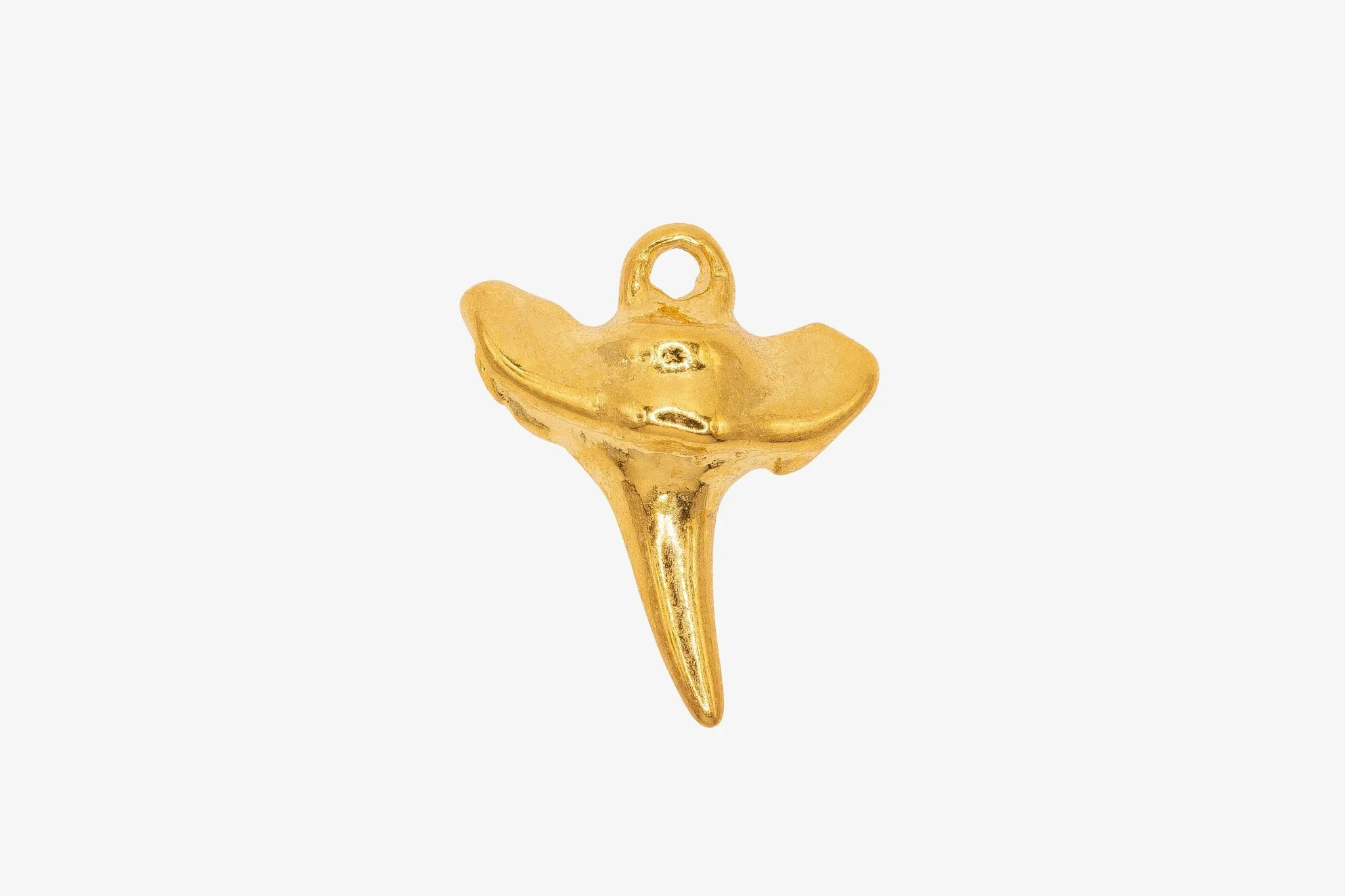 Shark Tooth Charm Wholesale 14K Gold, Solid 14K Gold, G94