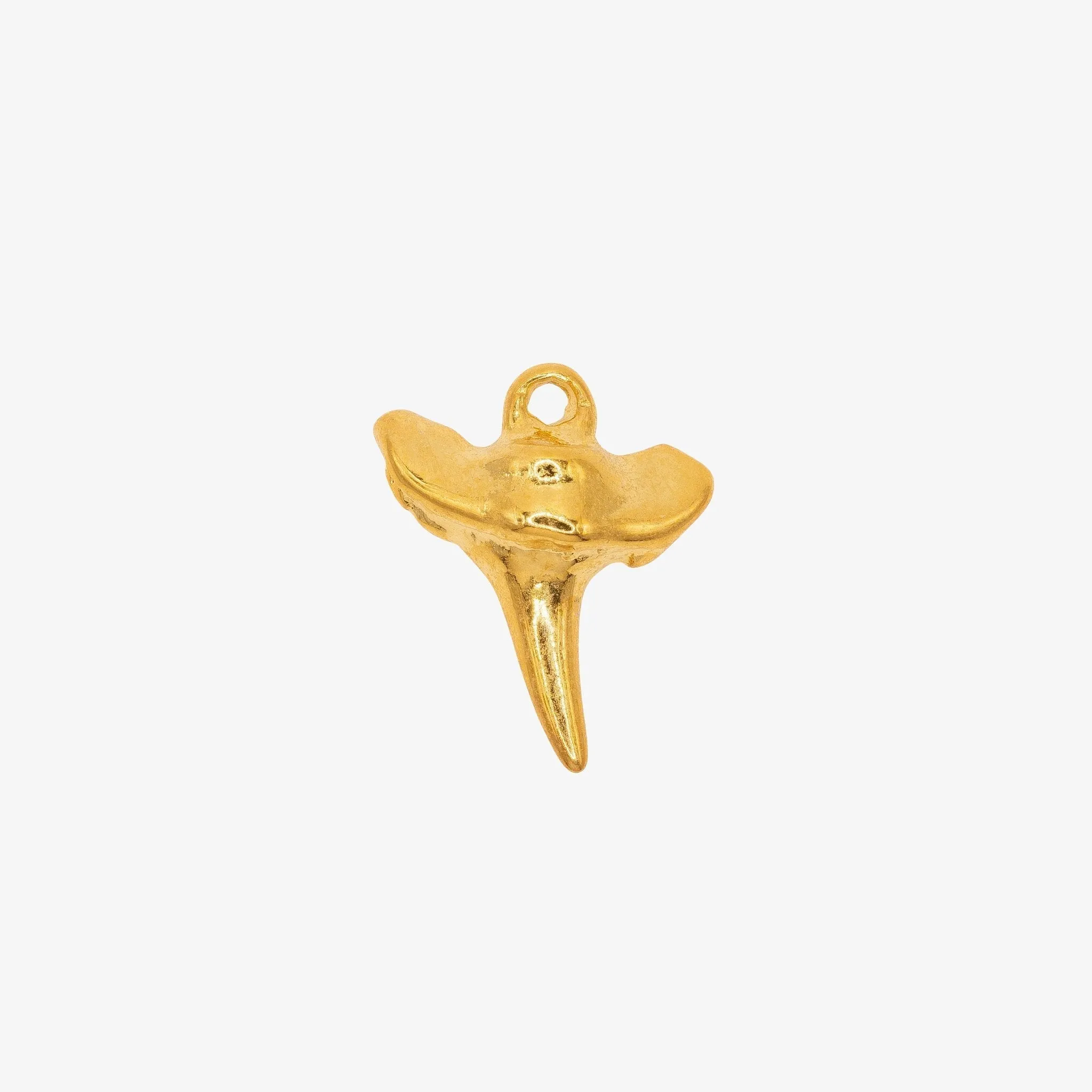 Shark Tooth Charm Wholesale 14K Gold, Solid 14K Gold, G94