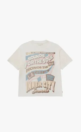 SOUNDS FOR THE SOUL CREAM T-SHIRT