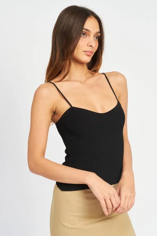 SPAGHETTI STRAP CAMI TOP