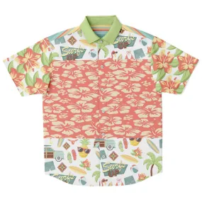 Surf's Up Kowabunga S/S Button Down Shirt