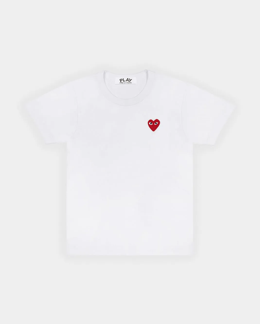 T108 RED HEART  T-SHIRT / WHITE