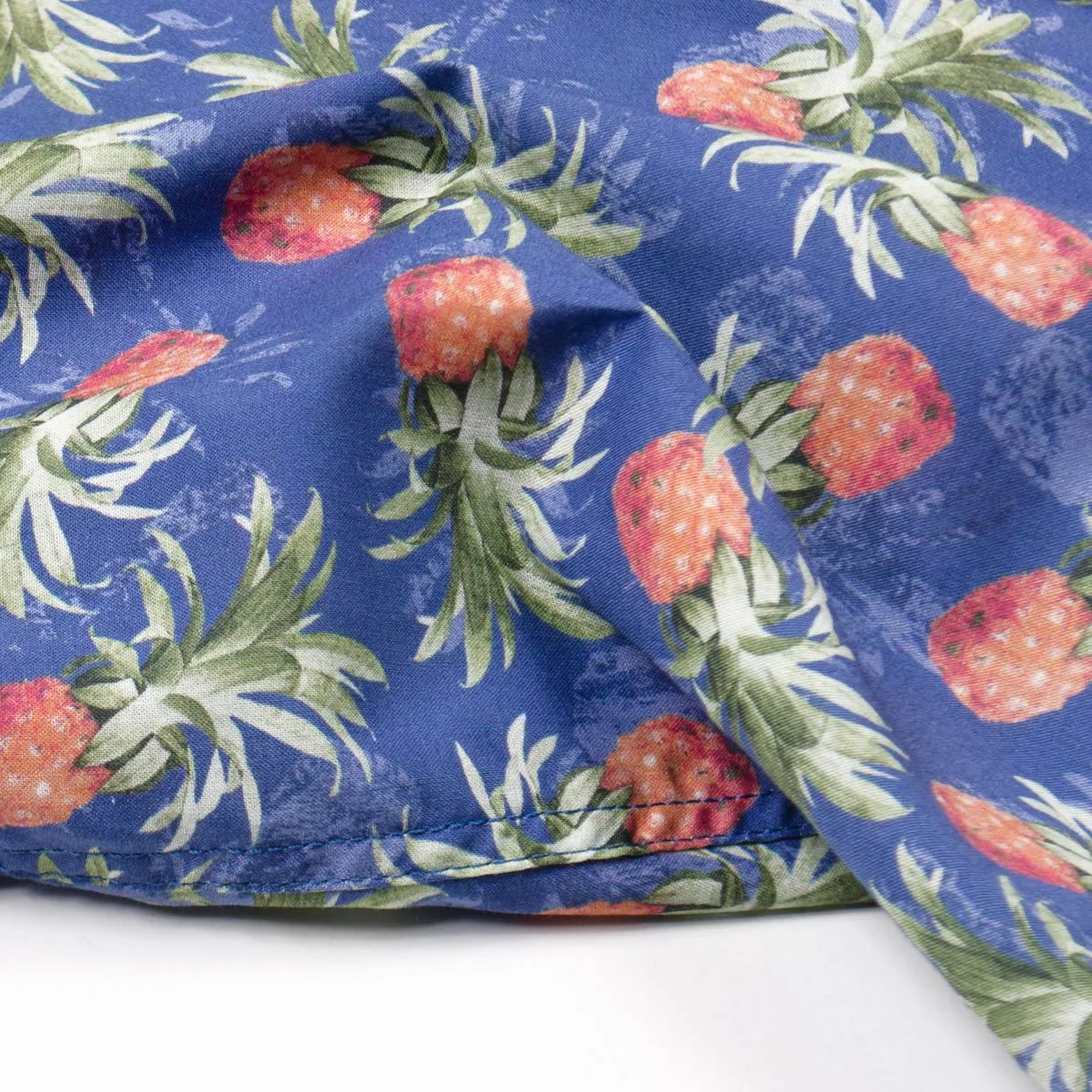 Toka Toka - Ringo Short Sleeve Shirt - Laguna (Navy Ananas)