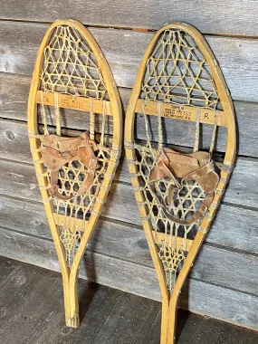 Vintage Canadian Torpedo Snowshoes