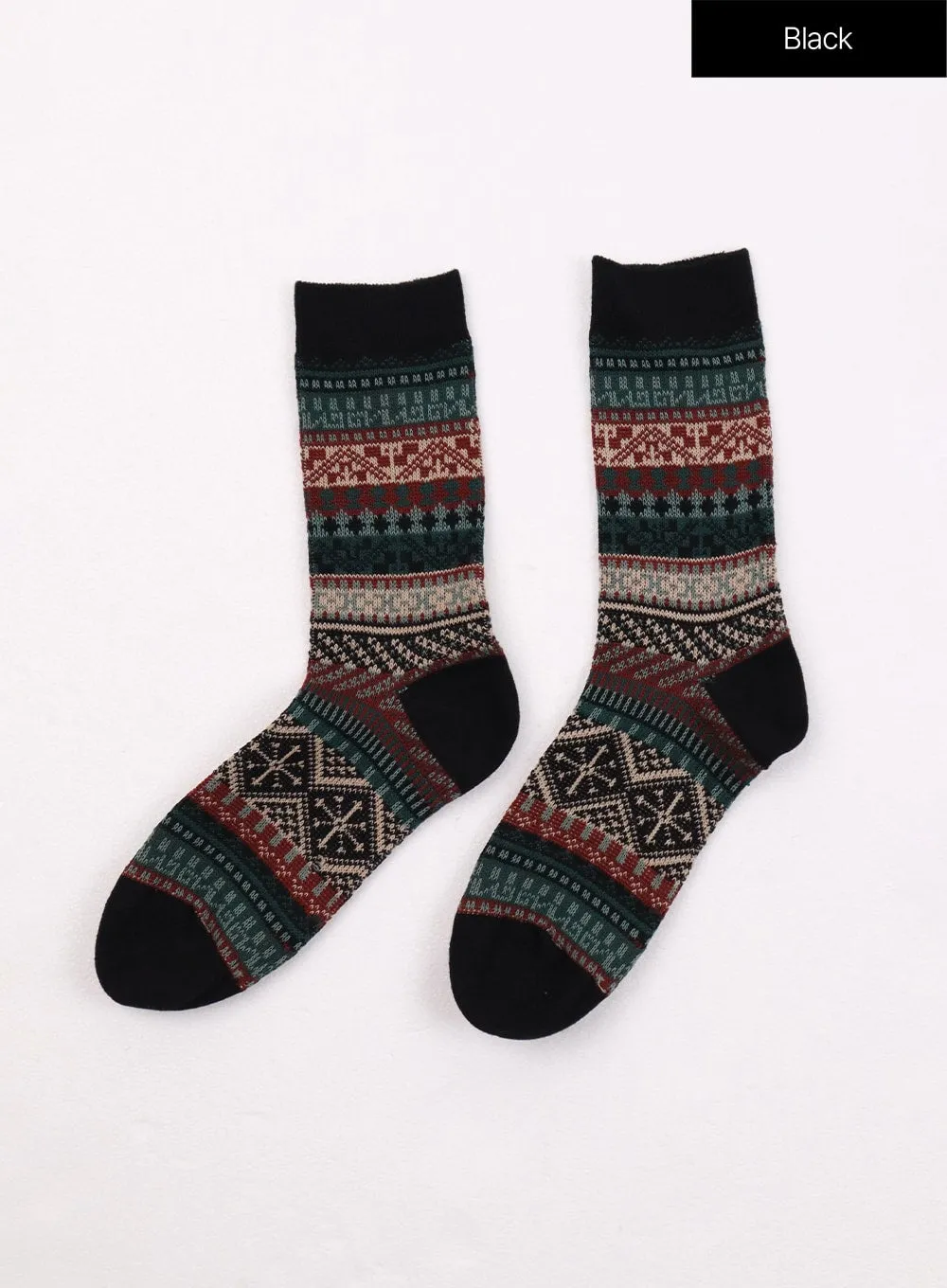 Vintage Striped Socks OF405