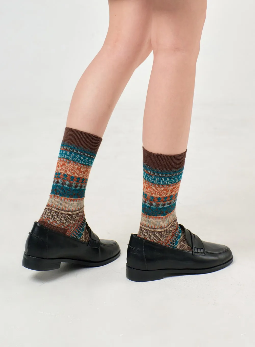 Vintage Striped Socks OF405